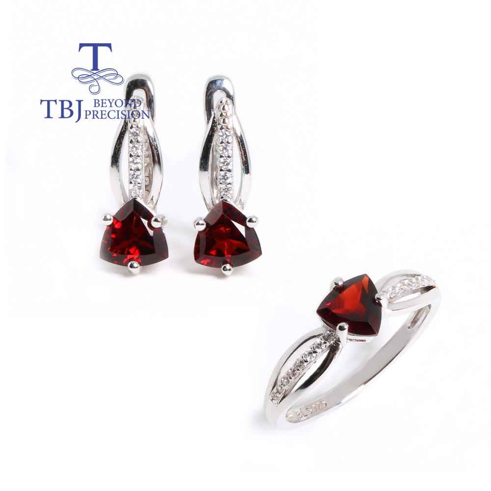 Birthstone Ring Set - 2026, Set Perhiasan Anting Perak 925