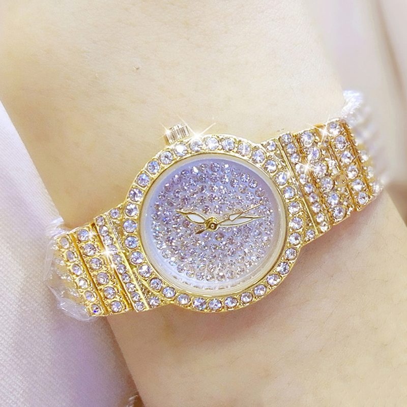 Jam tangan wanita BS jam tanga - Jewelry Watches Gold ulasan dan harga