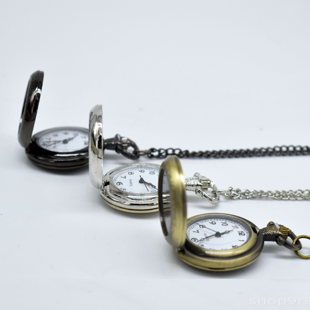 Kalung Liontin Jam Saku Logam  - Jewelry Watch ulasan dan harga