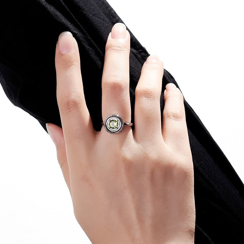 GEEZENCA 925 Perak Murni Cinci - Birthstone Ring Set ulasan dan harga