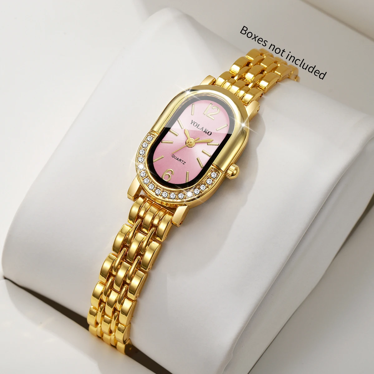 Jam Tangan Kuarsa Wanita Berli - Jewelry Watches Gold ulasan dan harga
