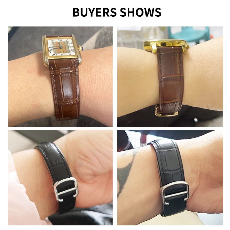 Untuk Cartier 18 20 22 23mm ge - Cartier Watch Santos ulasan dan harga