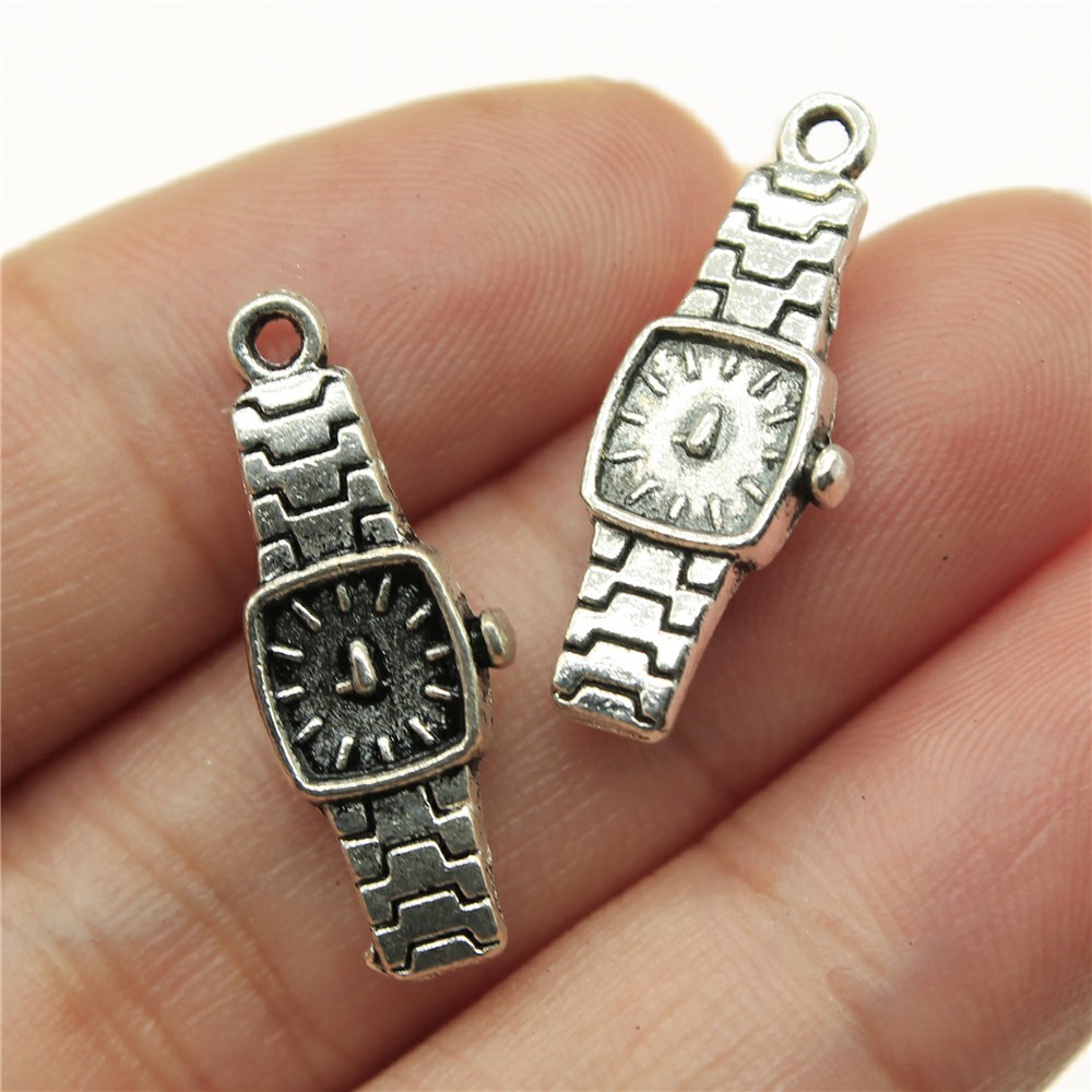 WYSIWYG 10 buah 23x9mm 2 warna - Jewelry Making Watches ulasan dan harga