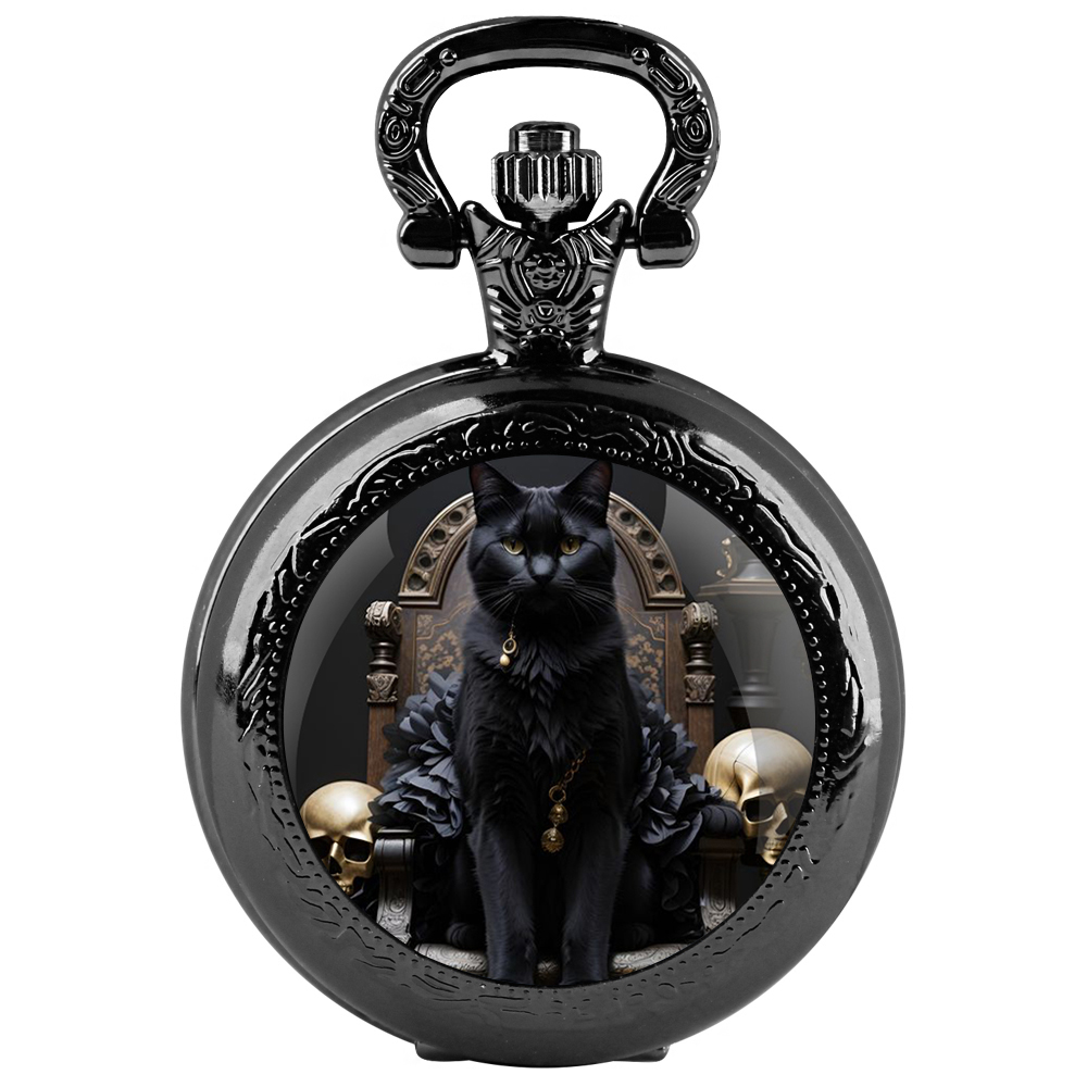 Kalung Jam Saku Kuarsa Kucing  - King'S Jewelry Watches ulasan dan harga
