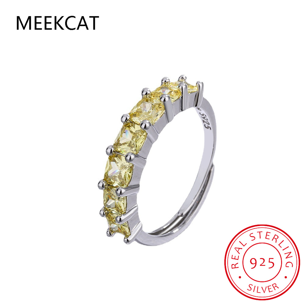 Cincin Perak Murni 925 Citrine - Birthstone Ring Set ulasan dan harga