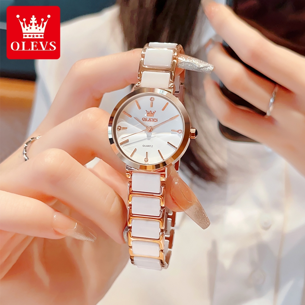 Jam Tangan OLEVS 5877 Laris un - Jewelry Watches Gold ulasan dan harga