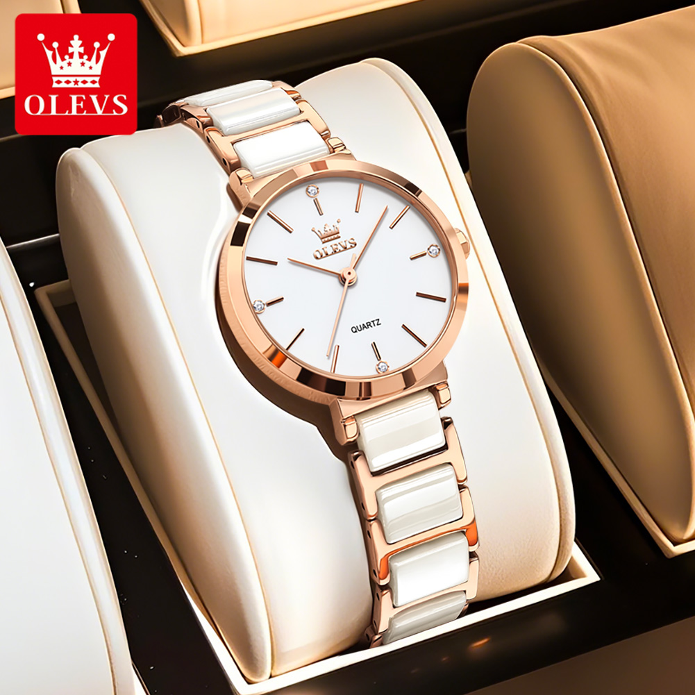 Jam Tangan OLEVS 5877 Laris un - Jewelry Watches Gold ulasan dan harga