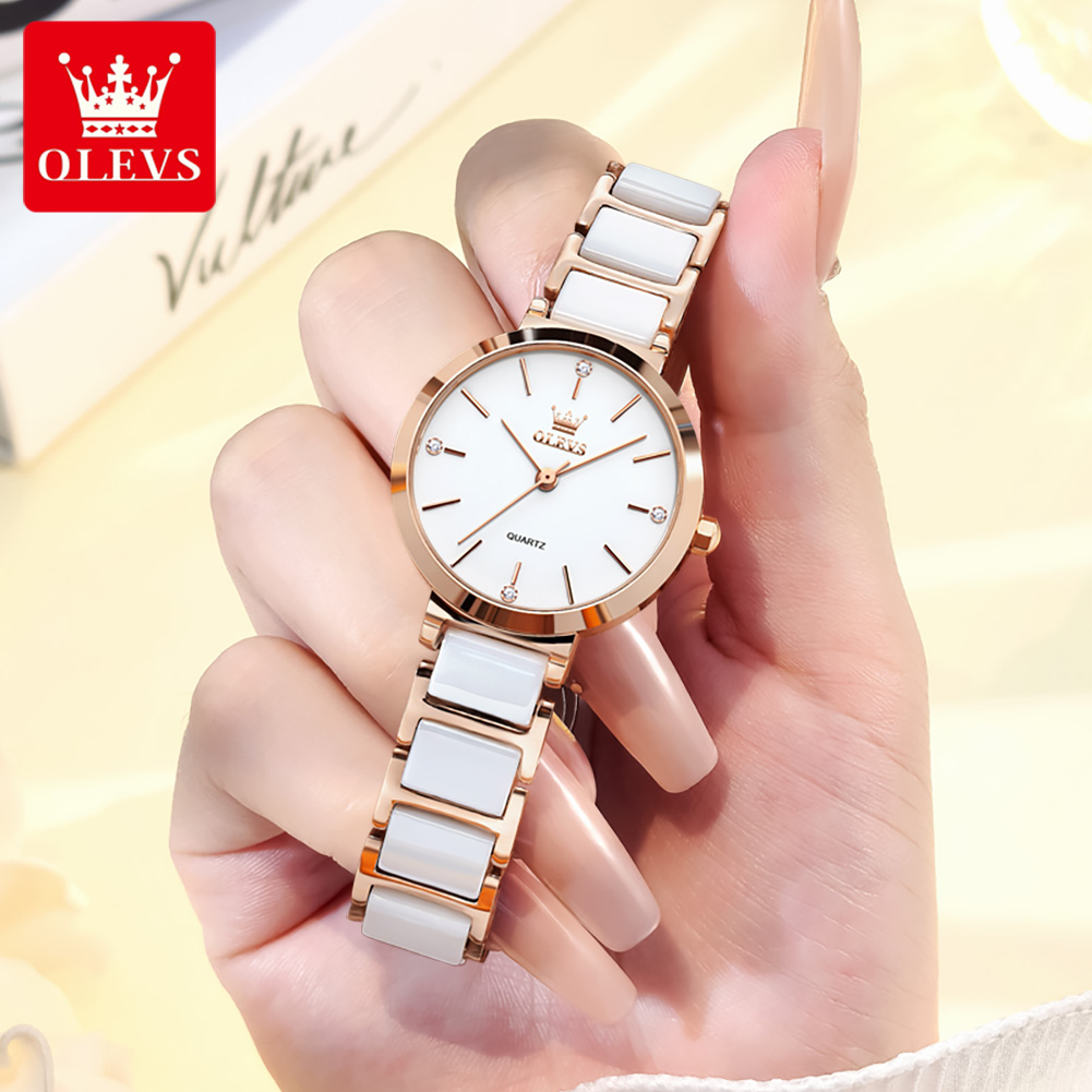 Jam Tangan OLEVS 5877 Laris un - Jewelry Watches Gold ulasan dan harga
