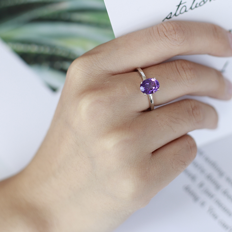 Permata Ballet 2.79Ct Alami Am - Birthstone Ring Set ulasan dan harga