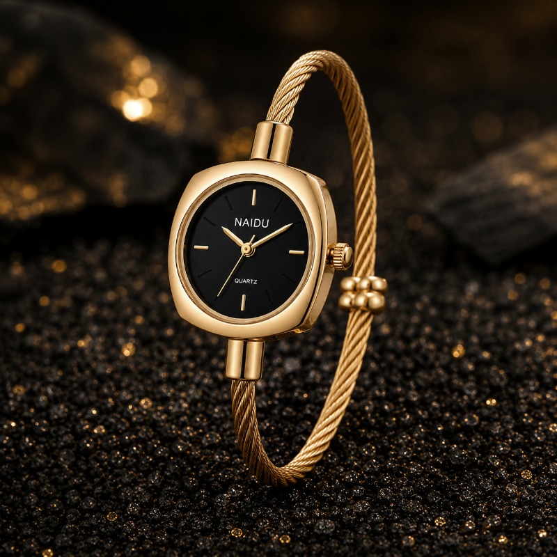 NAIDU Jam Tangan Wanita Sederh - Jewelry Watches Gold ulasan dan harga