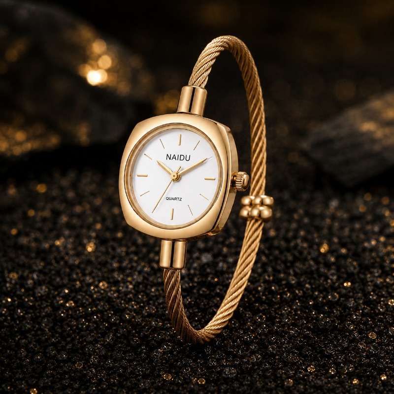 NAIDU Jam Tangan Wanita Sederh - Jewelry Watches Gold ulasan dan harga