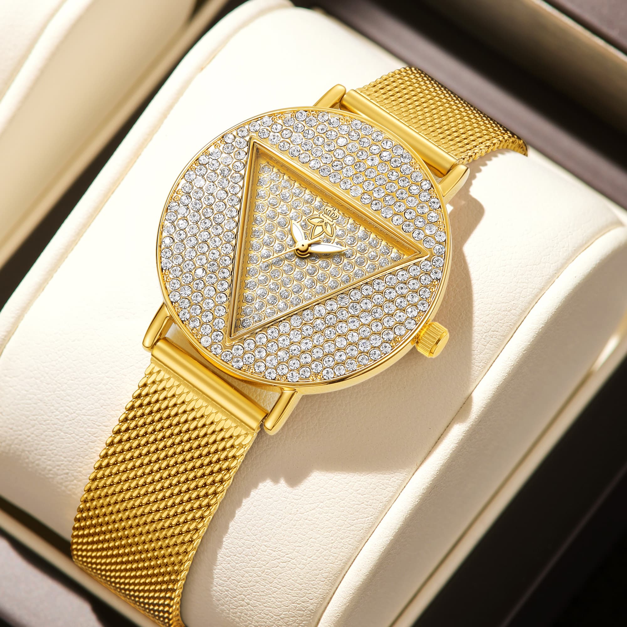 Jam Tangan Wanita YaLaLuSi Geo - Jewelry Watches Gold ulasan dan harga