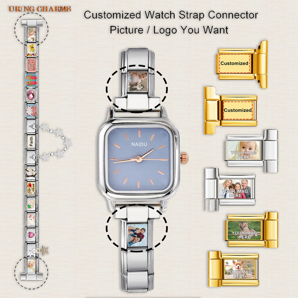 1 Pasang Logo Gambar Konektor  - Jewelry Making Watches ulasan dan harga