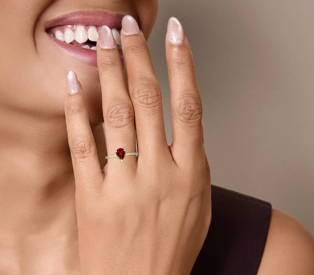 Cincin Batu Kelahiran yang Dip - Birthstone Ring Set ulasan dan harga