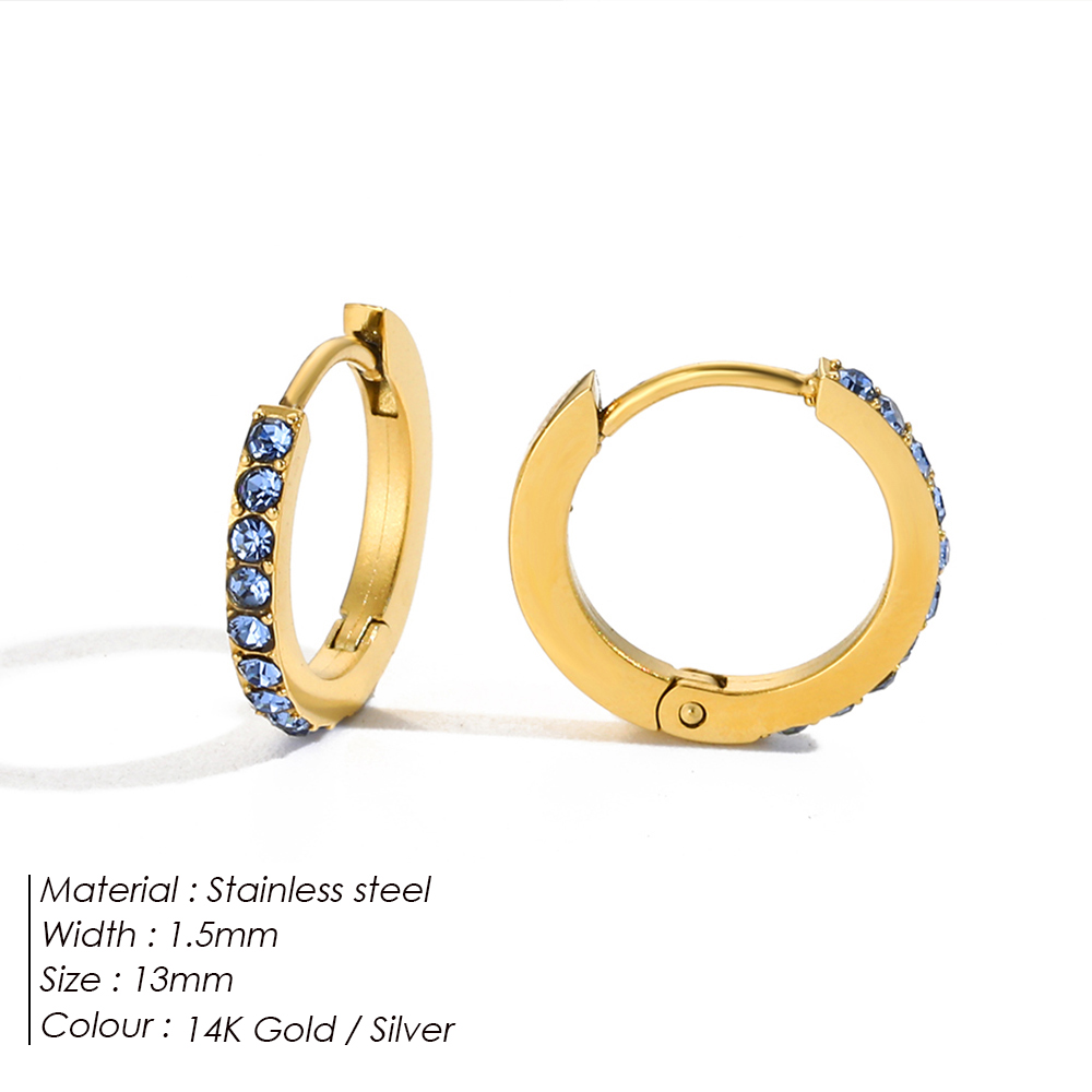 Anting Hoop Batu Kelahiran EMA - Birthstone Ring Set ulasan dan harga