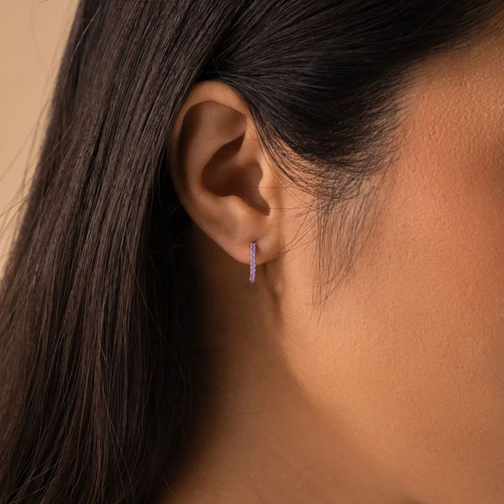 Anting Hoop Batu Kelahiran EMA - Birthstone Ring Set ulasan dan harga