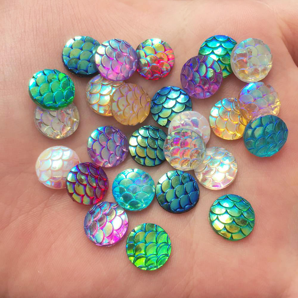 Shiny 100Pcs AB Resin 10mm Bul - Paradise Jewelry & Watches Dolphin Mall ulasan dan harga