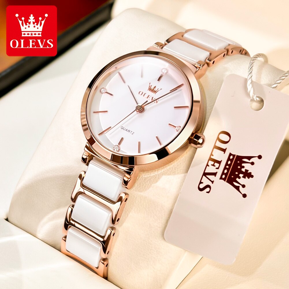 OLEVS jam tangan kuarsa untuk  - Jewelry Watches Gold ulasan dan harga