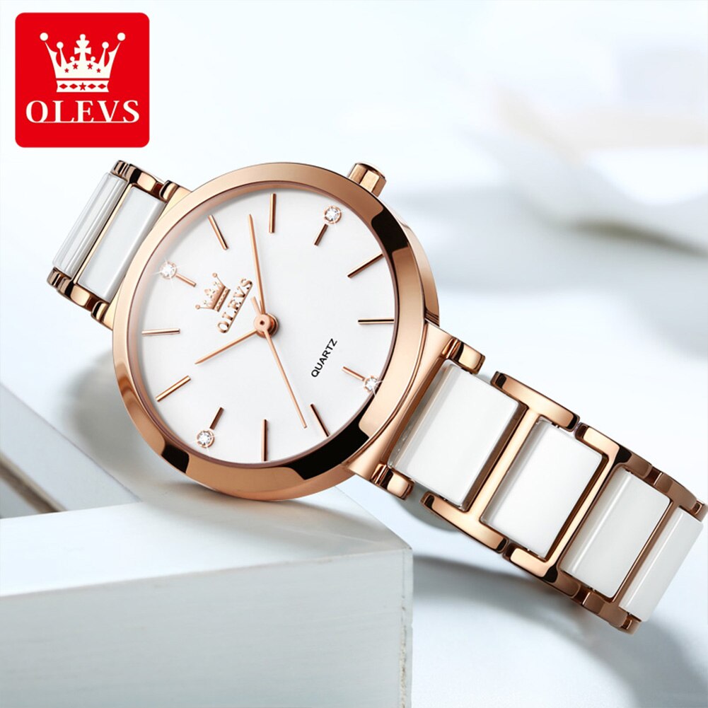 OLEVS jam tangan kuarsa untuk  - Jewelry Watches Gold ulasan dan harga