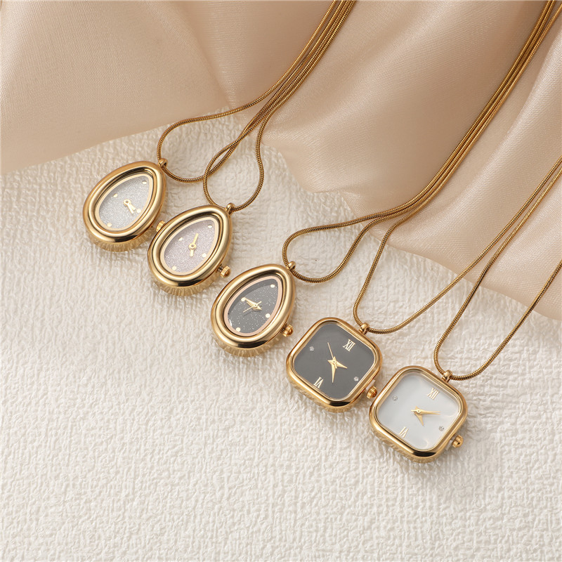 Jam Tangan Kalung Baja Anti Ka - Jewelry Making Watches ulasan dan harga