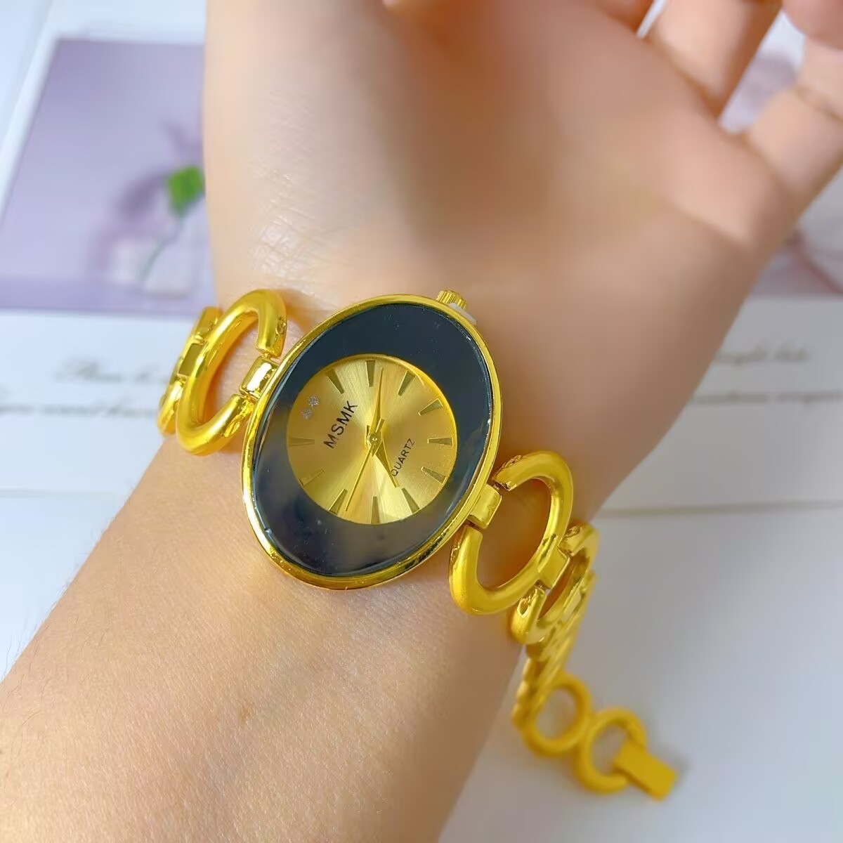 Jam Tangan Berlapis Emas 24K A - Jewelry Watches Gold ulasan dan harga